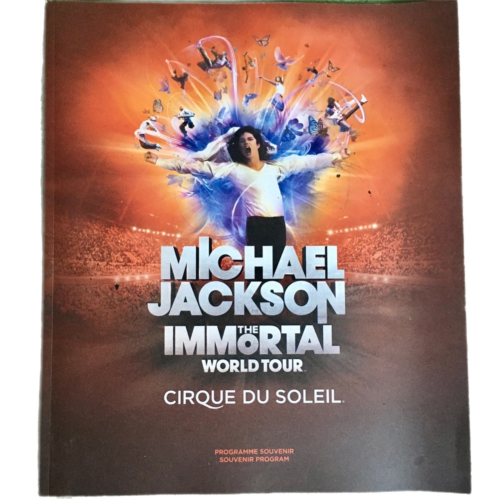 Michael Jackson souvenir program